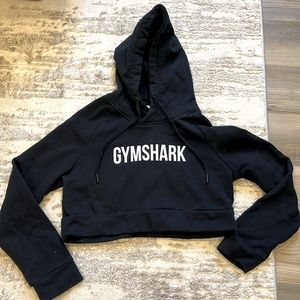 Gymshark Women’s Black Crop Hoodie